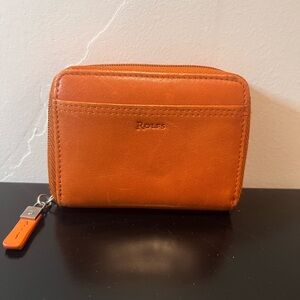 Rolfs Orange/Tan Leather Wallet